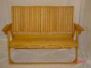 Hand made wooden bench