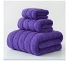 100% Cotton Solid Color Bath Towel Set Custom Logo/Color/Size  Super Absorbent Bath towels