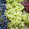 Свежие виноградины глобуса