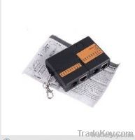 Миниый тестер кабеля Lan сети Rj45 Rj11 Cat5 с Keychain 9 СИД