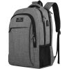 Business Travel Anti Theft Slim Durable Laptops Backpack with USB Charging Port Water Resistant College School Computer bag