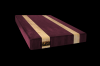 Purple Heart with Maple Blonde Streaks End Grain Butcher Block