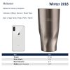 Stainless Steel Travel Coffee  Mug Insulated Tumbler Double Wall Vacuum with Lid, Coffee Cup BPA Free, No Sweat Water Flask Bulk Vacuum Insulated Bottle, Thanksgiving Gift 30 oz