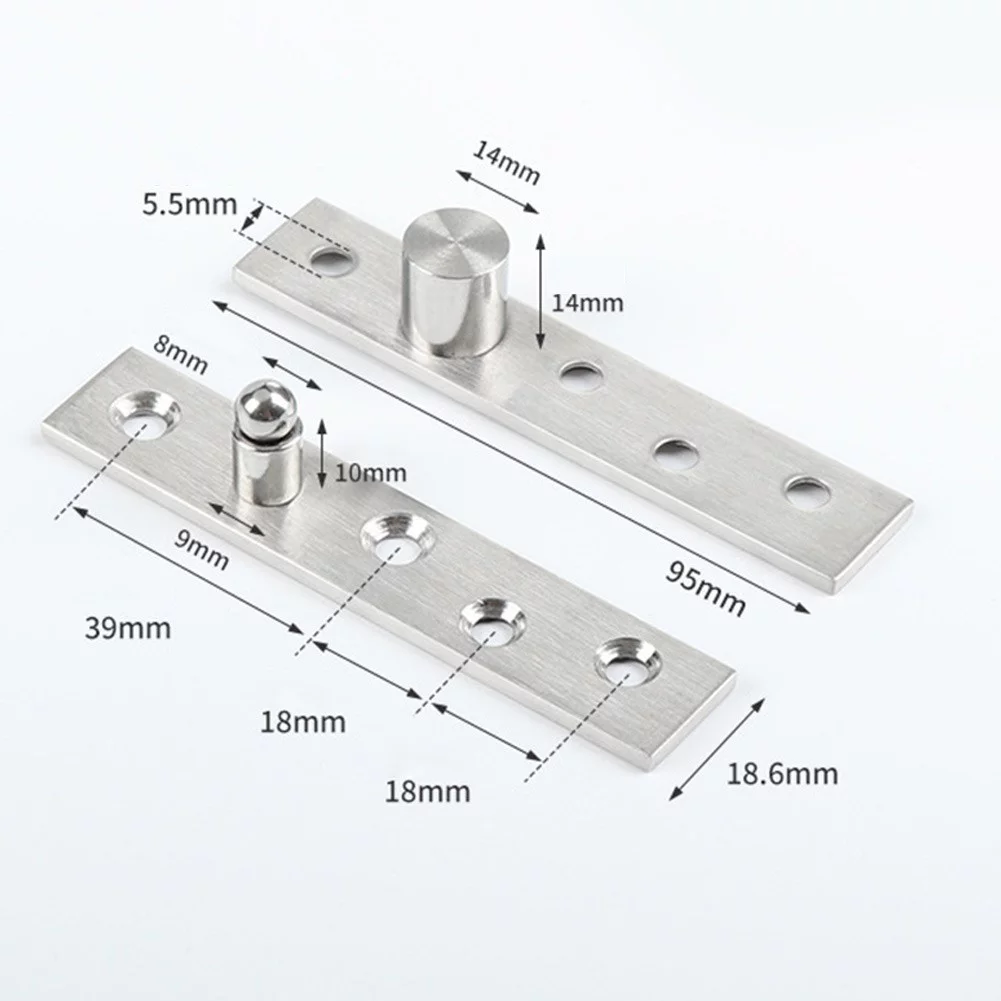 Eccentric code Stainless Steel Pivot Door Hinge Heavy Duty Rotation ...