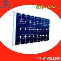 60w Monocrystalline 태양 전지판