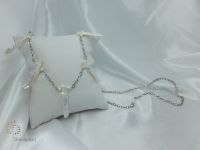 Ожерелье перлы Pna-060 с цепью стерлингового серебра