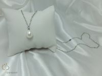 Ожерелье перлы Pna-011 с цепью стерлингового серебра