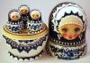 Beautiful set of 13 Russian Wooden Nesting Dolls (Matryoshkas)