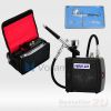 Portable Mini Black Compressor Gravity Air brush Spray Kit with Carry Bag 59.71