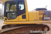 굴착기 Komatsu 사용된 Pc 200-8