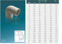 산업 Pvc Pp 팔꿈치 90° - 뜨거운 인기 상품