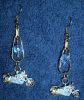 Lady Biker Earrings-Blue