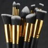 10pcs Makeup Brushes Cosmetic Eyebrow Blush Foundation