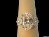 3 stone oval diamond ring 3.51 carats