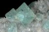 шишка &amp; порошок фторита. fluorspar