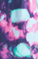 абстрактная юбка флористической печати