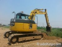 Используемая миниая землечерпалка Pc128us Komatsu