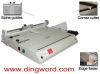 Hard cover maker: Positioning, Corner cutter, Edge folder