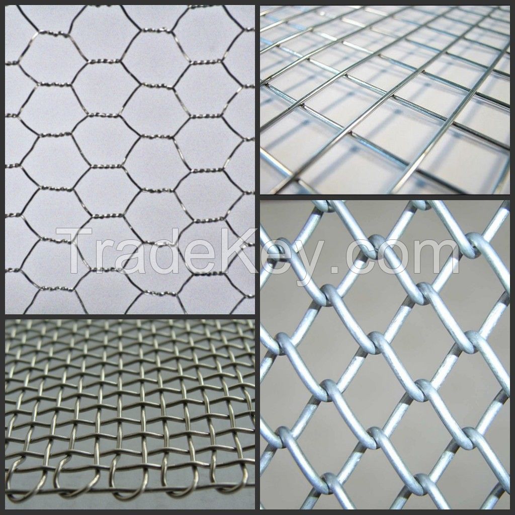 Various material, standard metal mesh/wire mesh