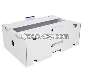 Self Locking Agriculture Tray with Protective Top