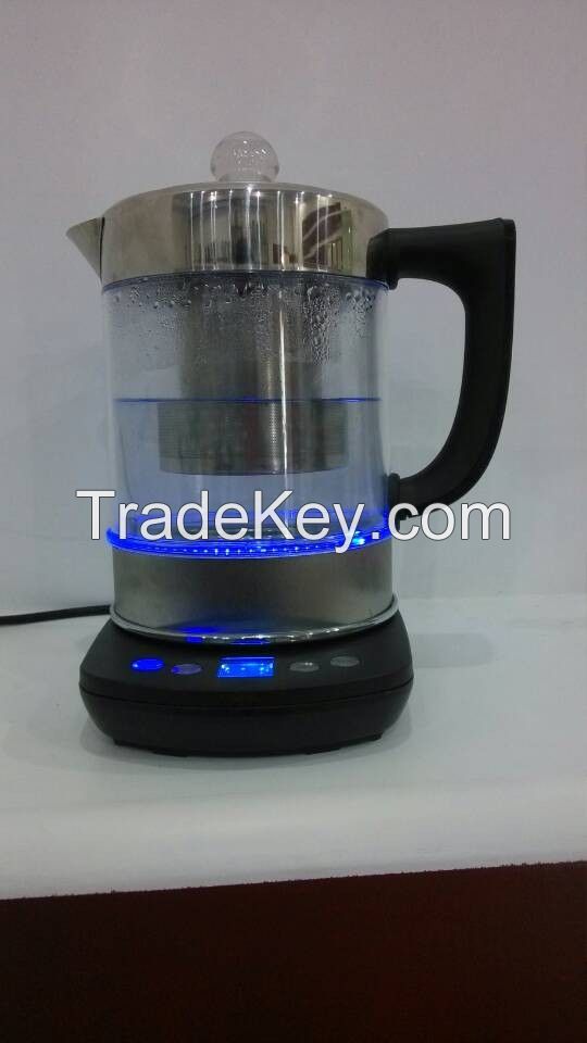 immoveable stainless steel water kettle with big spout