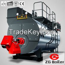 WNS oil and gas fired steam boiler