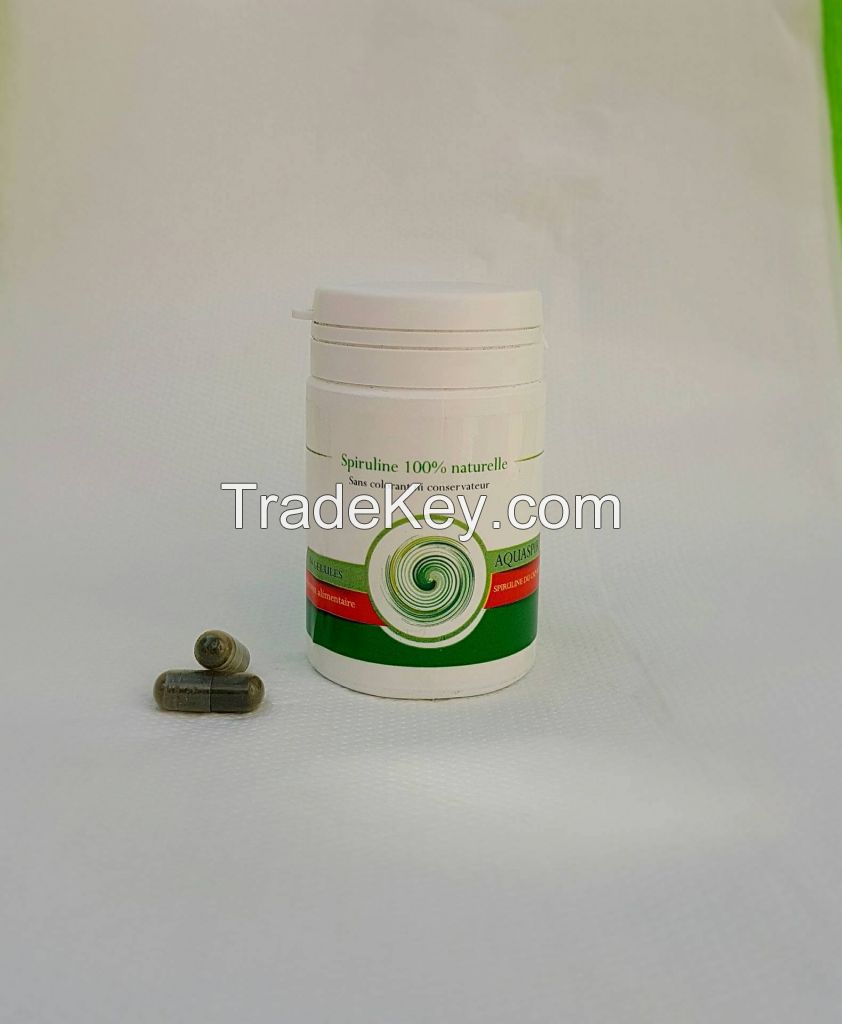 Spirulina capsule Micro-algae 100% natural