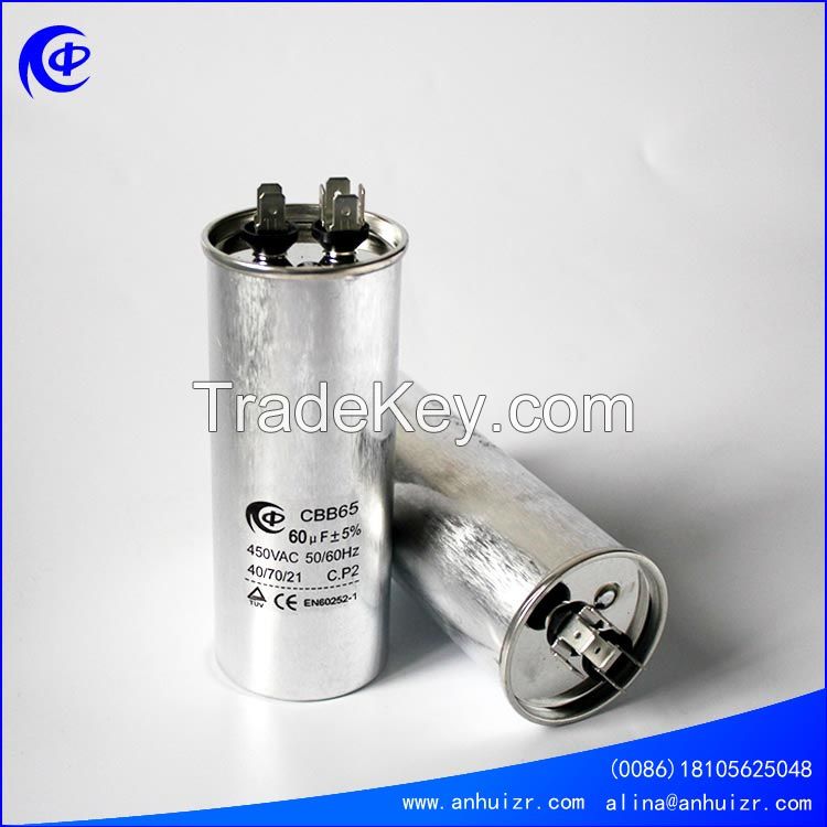 Metallized Film Capacitor AC Motor Run Capacitor Air Conditioner Capacitor