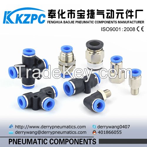 PE plastic connecting tube fitting air hose coupler