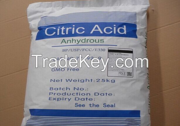 Citric Acid Monohydrate, Citric Acid Anhydrous Usp, Food Grade Citric Acid