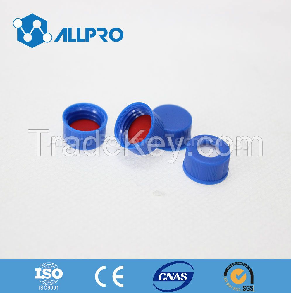 Blue Cap with Bonded Silicone Septa for 9-425 Autosampler Vial