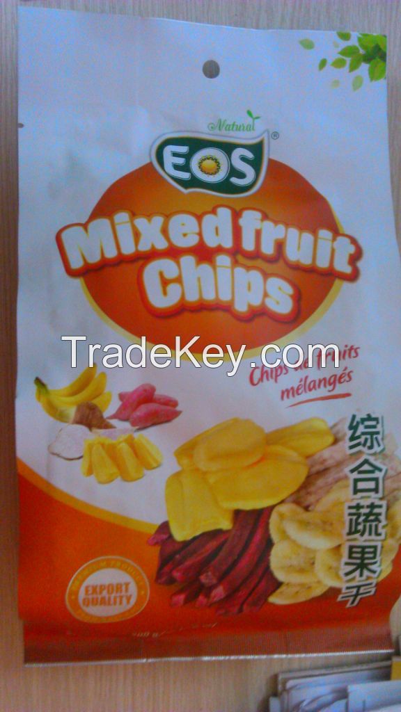 Mixed fruit chips