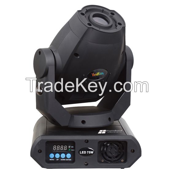 DJ equipments producing in China 75w led moving head light party spot lights