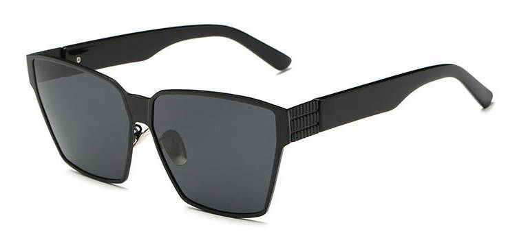 Wholesale Trapezoid shape metal frame fashion sunglasses for men and women