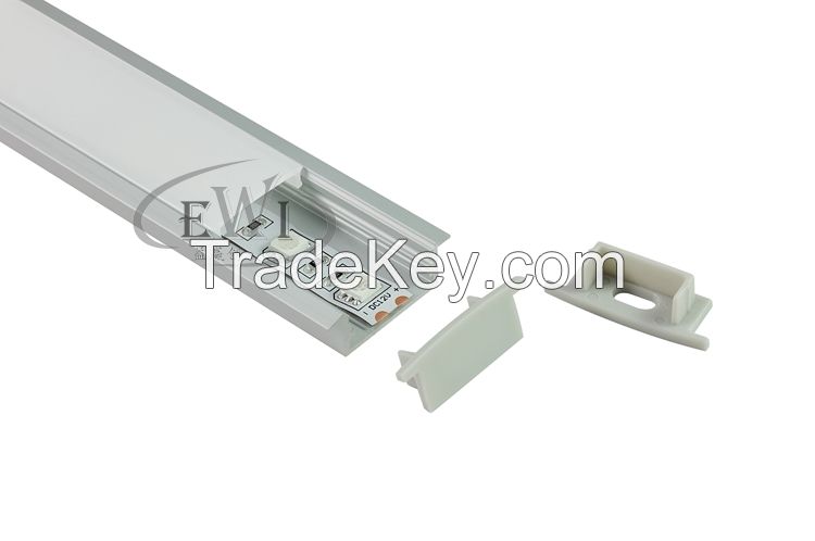 Top Anodising led aluminium profiles for recessed wall lights