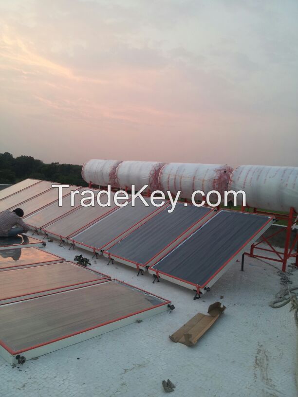 Flat Plat Collector Solar Water Heater