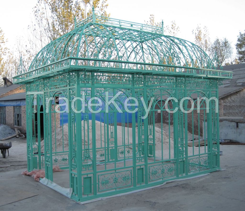 Wrought iron green house