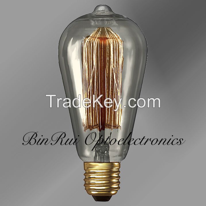 Smoke Edison bulb St64/St20