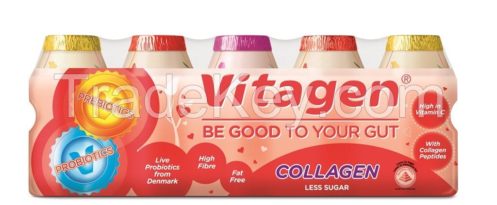 Vitagen Regular, Vitagen Less Sugar, Vitagen Collagen Less Sugar