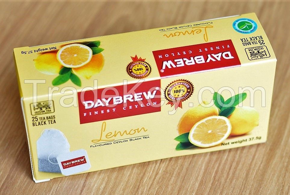 DAYBREW Lemon Flavoured Black Tea (25 tea bags)