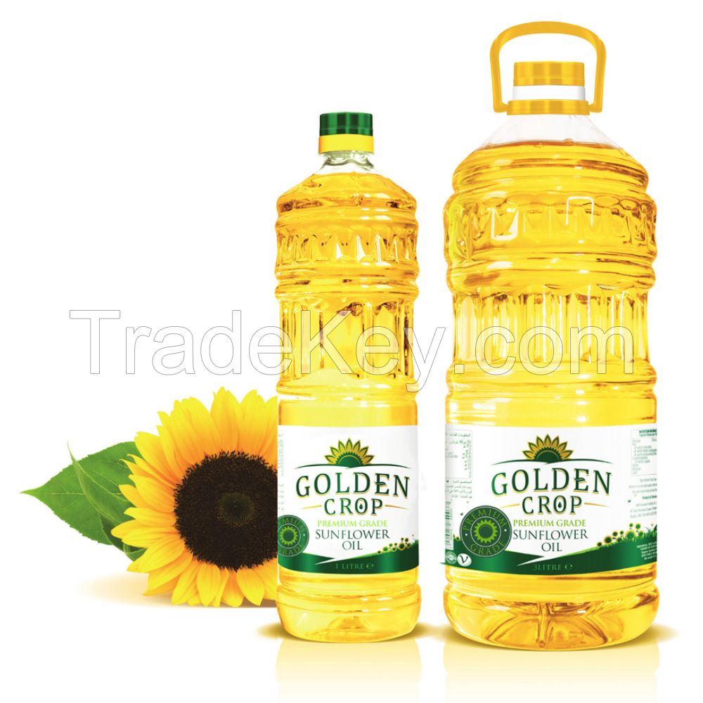 Golden crop sunflower oil