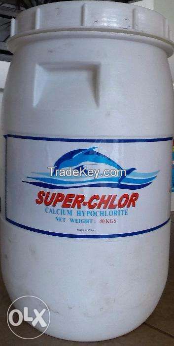 Calcium Hypochlorite or Chlorine