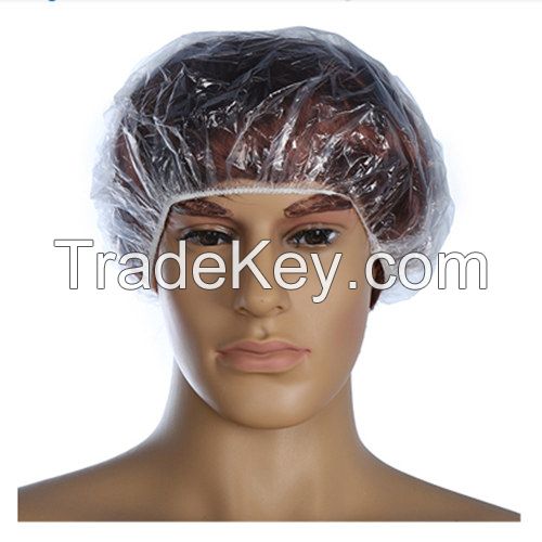 disposable pe shower cap