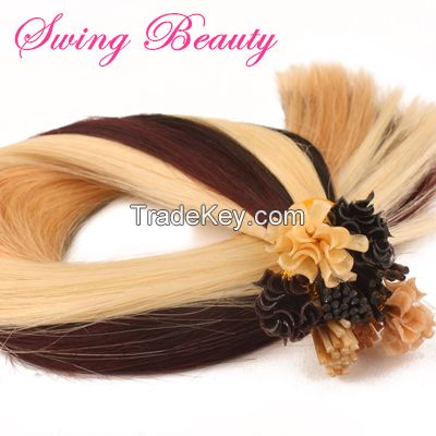 Keratin Pre-bonded Cuticle Remy Human Hair Extension