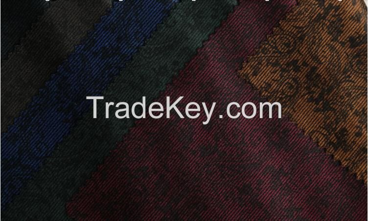 Good quality Polyester Man Made Polyester cationic print fabric for men suits jackets