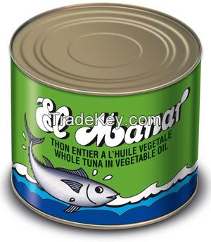 vegetable oil tuna