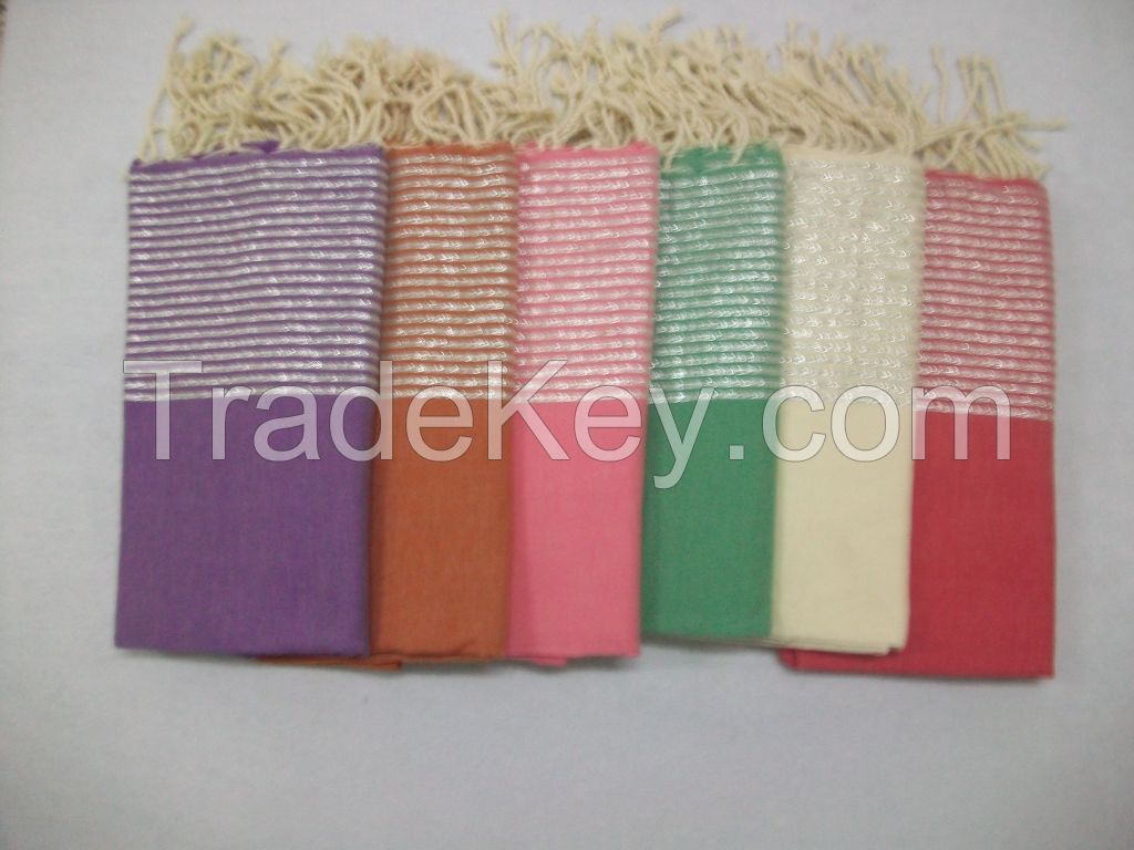 lurex fouta towels