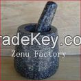 Nice Style Granite Mortar and Pestle for Chef Crushing Grinding Garlic, Spice, Pepper Etc.