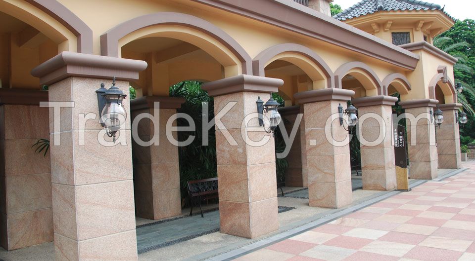 Ceramic tiles with sandstone look