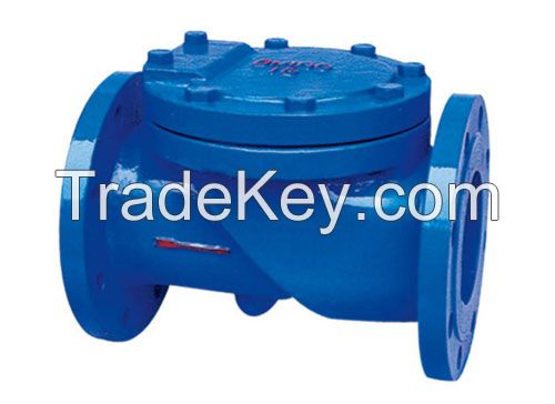 Rubber disc check valve